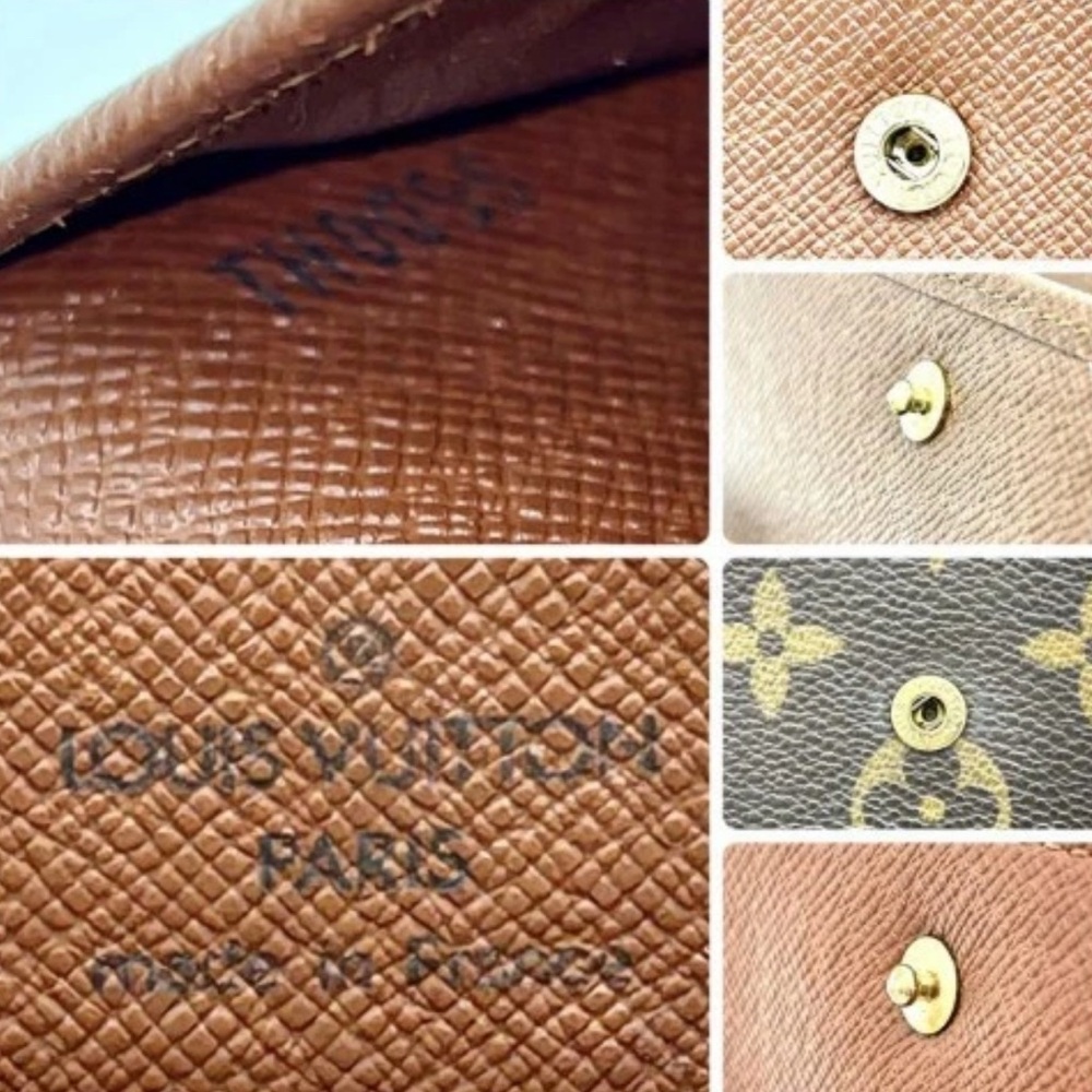 Louis Vuitton Monogram Canvas Trifold Wallet in Brown and Gold - Picture 10 of 11